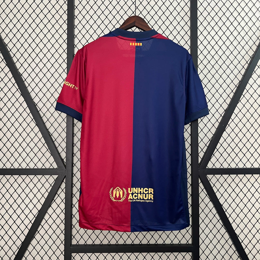 Camisola Barcelona I 2024/25 - Bordô/Azul