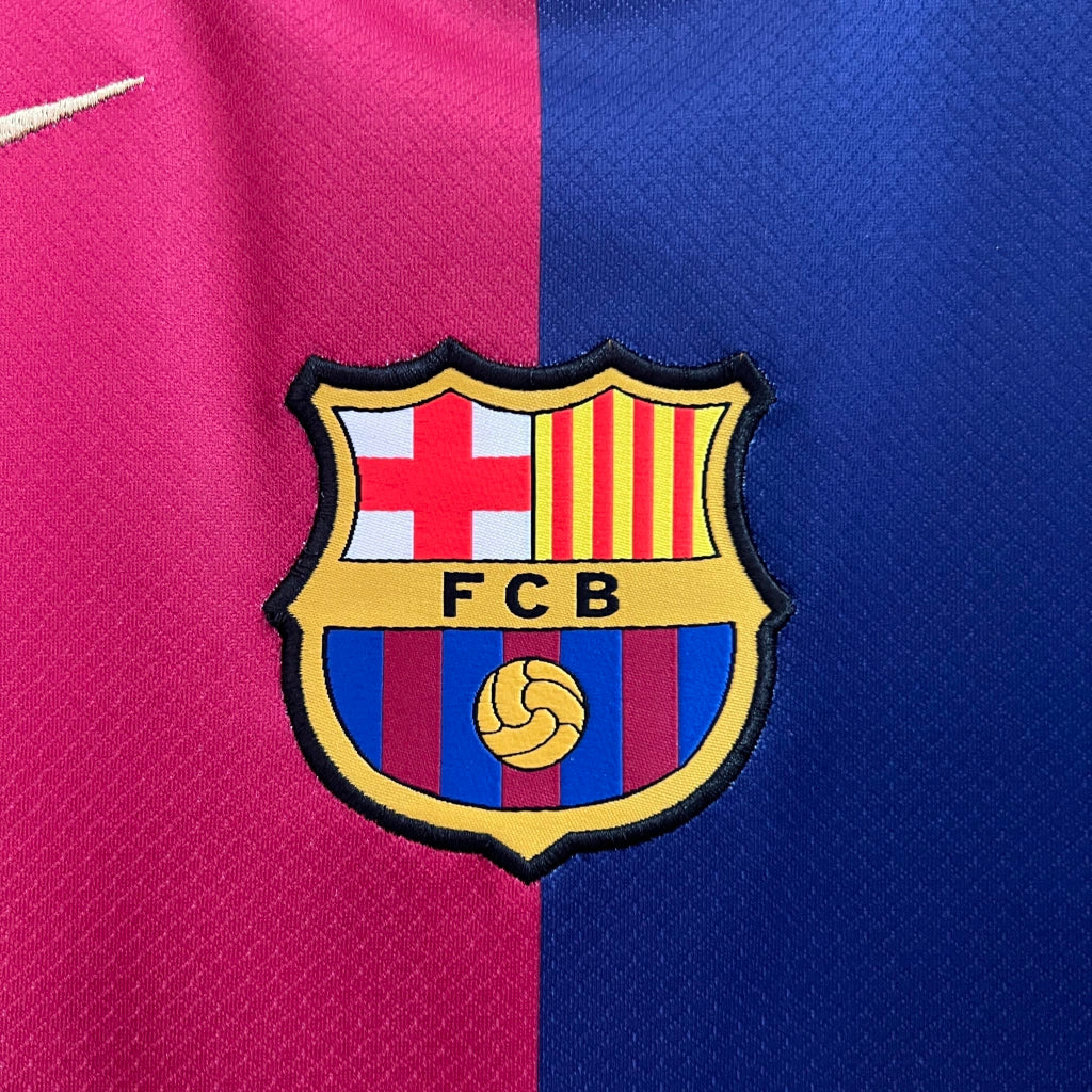 Camisola Barcelona I 2024/25 - Bordô/Azul
