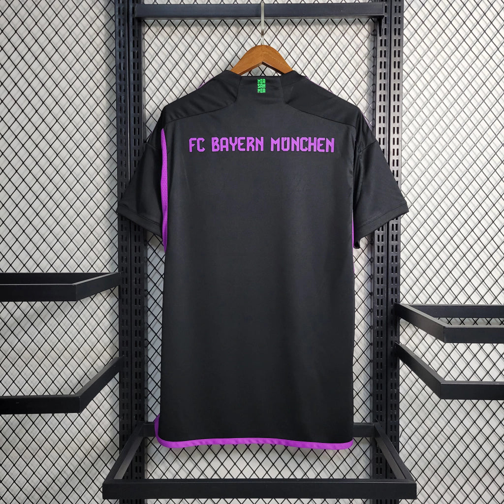 Bayern Munich 2023/24 Away Shirt - Black/Purple