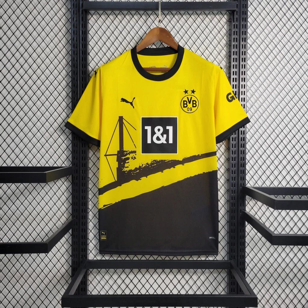 Camiseta Borussia Dotmund I 2023/24 - Amarillo/Negro