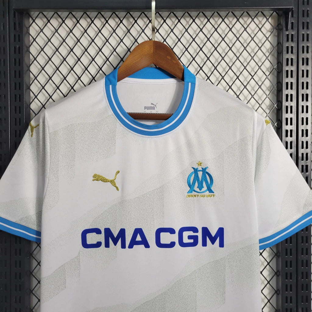 Camisola Olympique de Marseille I 2023/24 - Branca