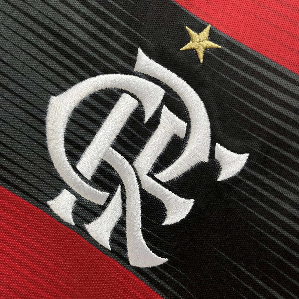 Flamengo Home 2023 Jersey - Red and Black - Sleeveless