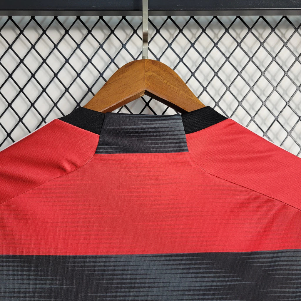 Flamengo Home 2023 Jersey - Red and Black - Sleeveless