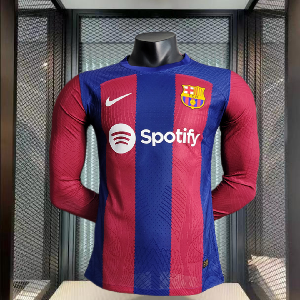 Camisola Barcelona I 2023/24 - Manga Comprida