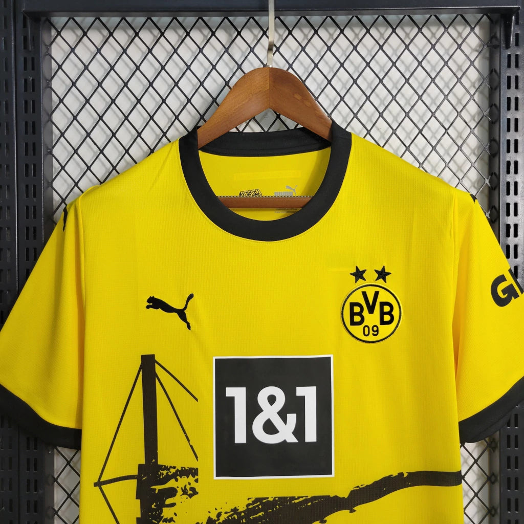 Camisola Borussia Dotmund I 2023/24 - Amarela/Preta