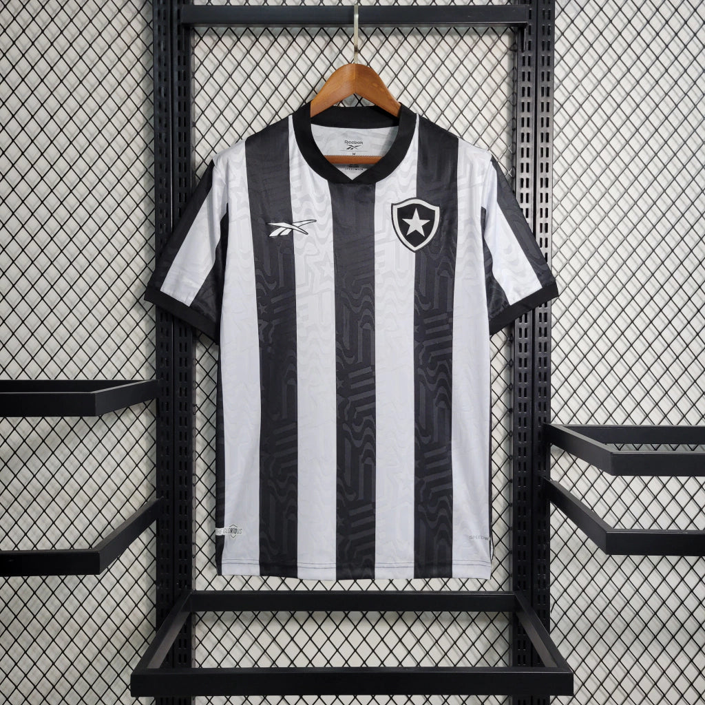 Camisola Botafogo I 2023 - Preto/Branco