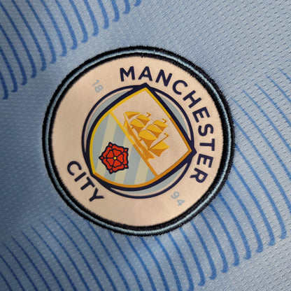 Camiseta Manchester City I 2023/24 - Manga Comprida