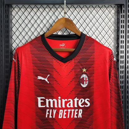 Camisola Milan I 2023/24 - Manga Comprida