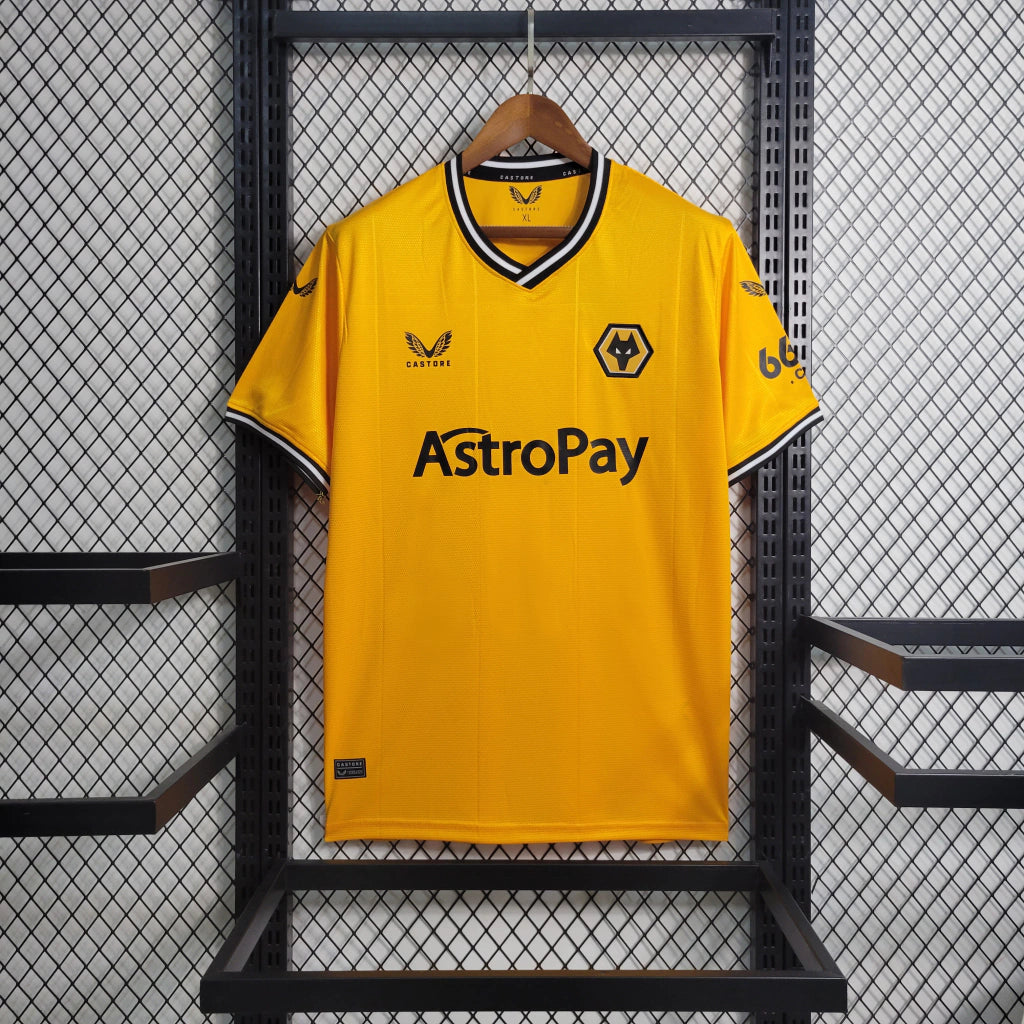 Camisola Wolverhampton I 2023/24 - Amarela