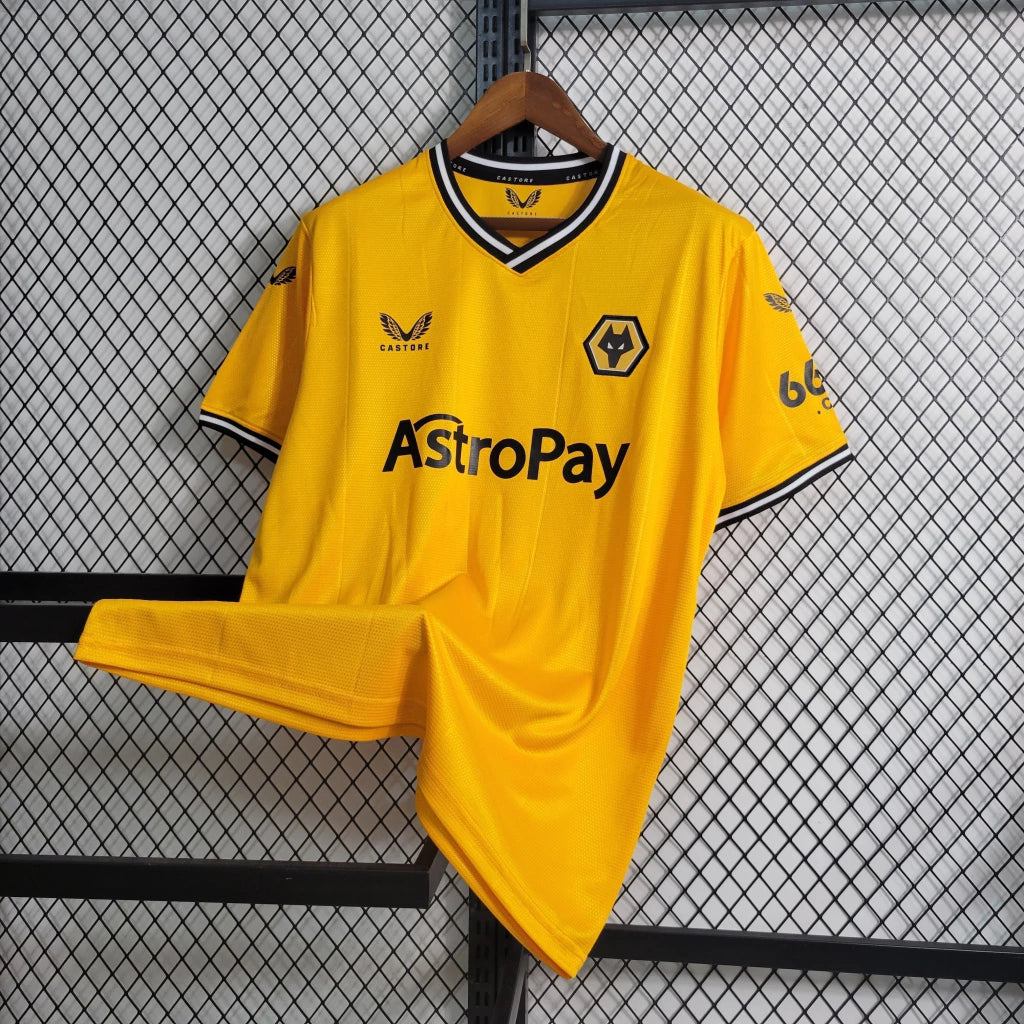 Camisola Wolverhampton I 2023/24 - Amarela