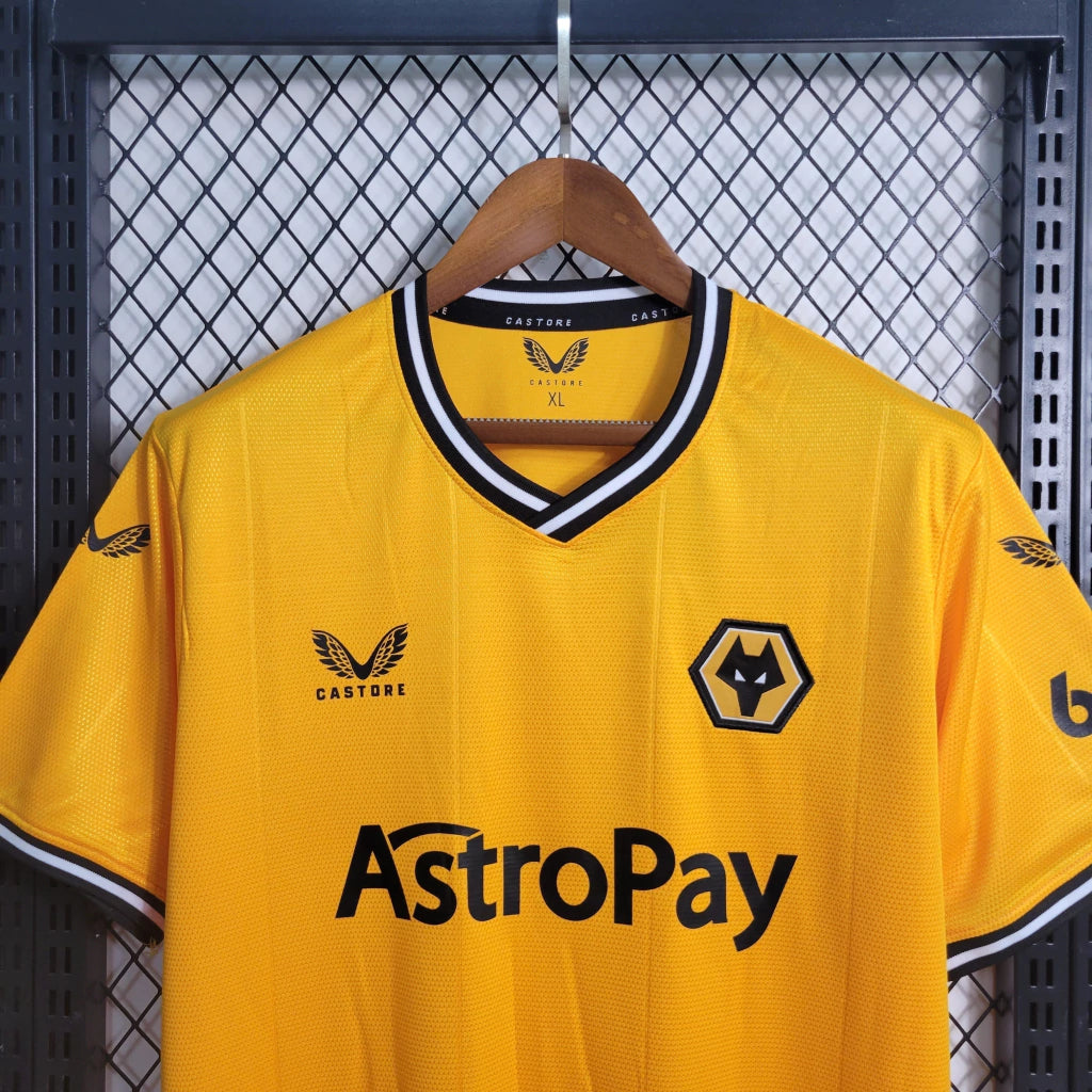 Camisola Wolverhampton I 2023/24 - Amarela