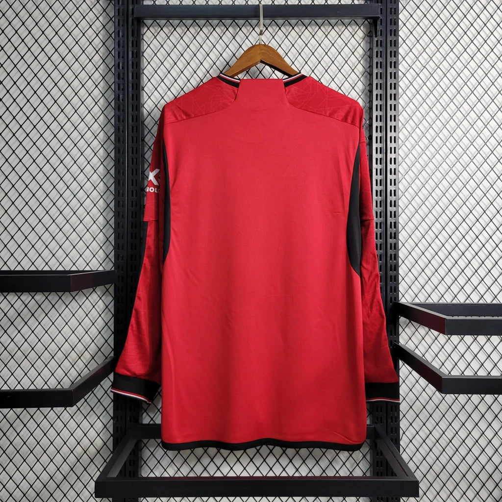 Camiseta manga larga Manchester United Primera 2023/24