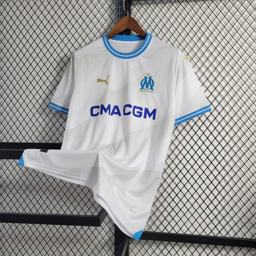 Camisola Olympique de Marseille I 2023/24 - Branca