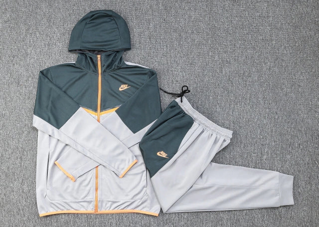 Nike Sportswear Windrunner - Cinza/Verde/Laranja