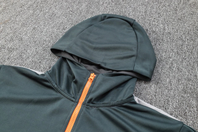 Nike Sportswear Windrunner - Cinza/Verde/Laranja