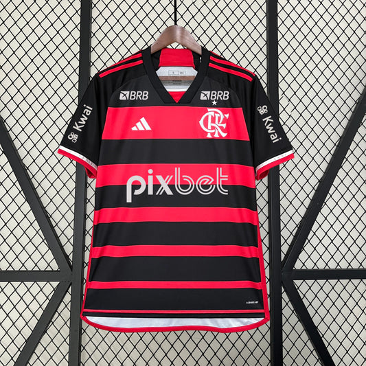 Camisola Flamengo I 2024 - Rubro Negro