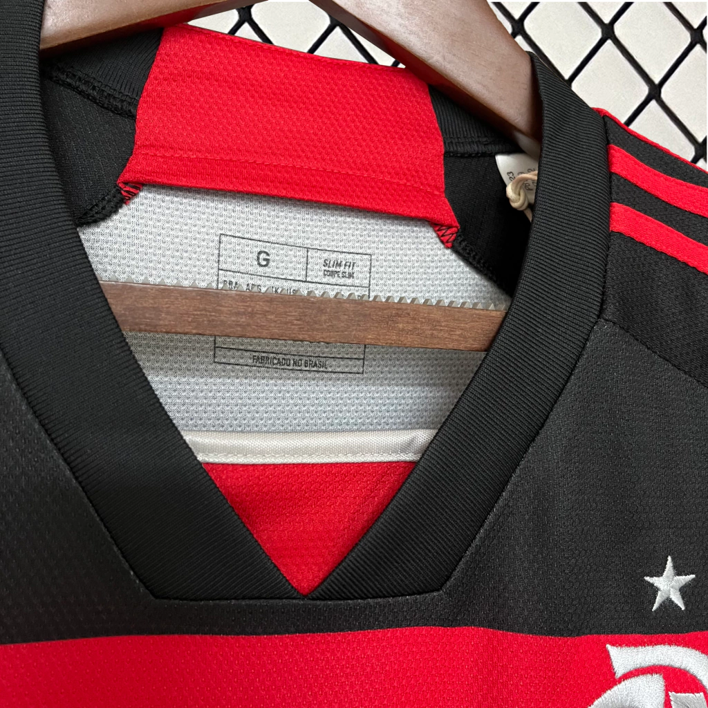 Camisola Flamengo I 2024 - Rubro Negro