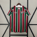 Camisola Fluminense I 2024 - Bordô/Vermelho