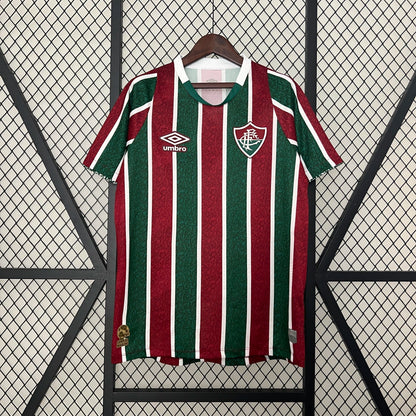 Camisola Fluminense I 2024 - Bordô/Vermelho