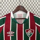 Camisola Fluminense I 2024 - Bordô/Vermelho