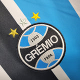 Camisola Grêmio I 2023 Manga Comprida - Azul/Preto