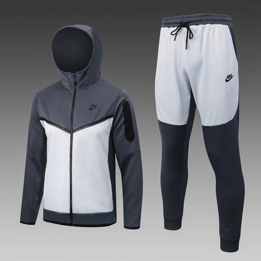 Nike Sportswear Windrunner -  Cinza/Branco