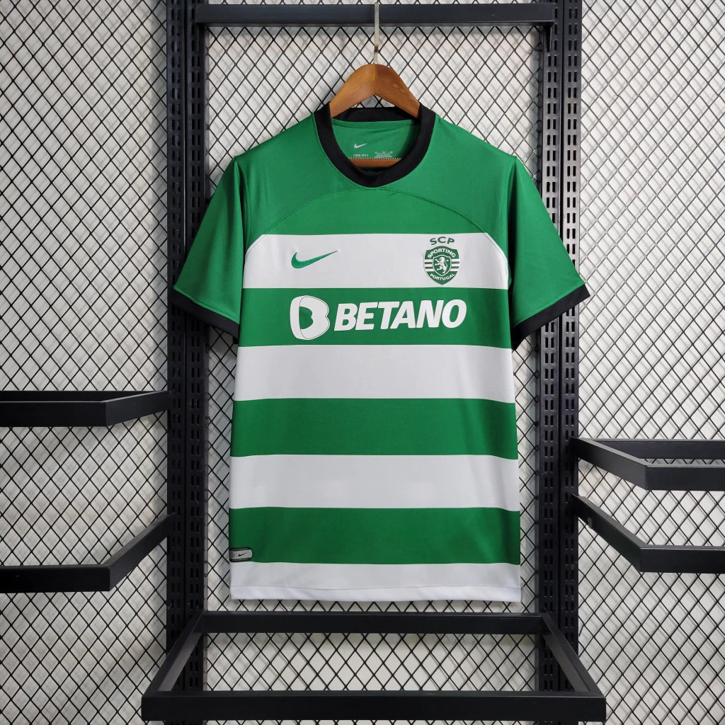 Camisola Sporting I 2023/24 - Verde/Branca