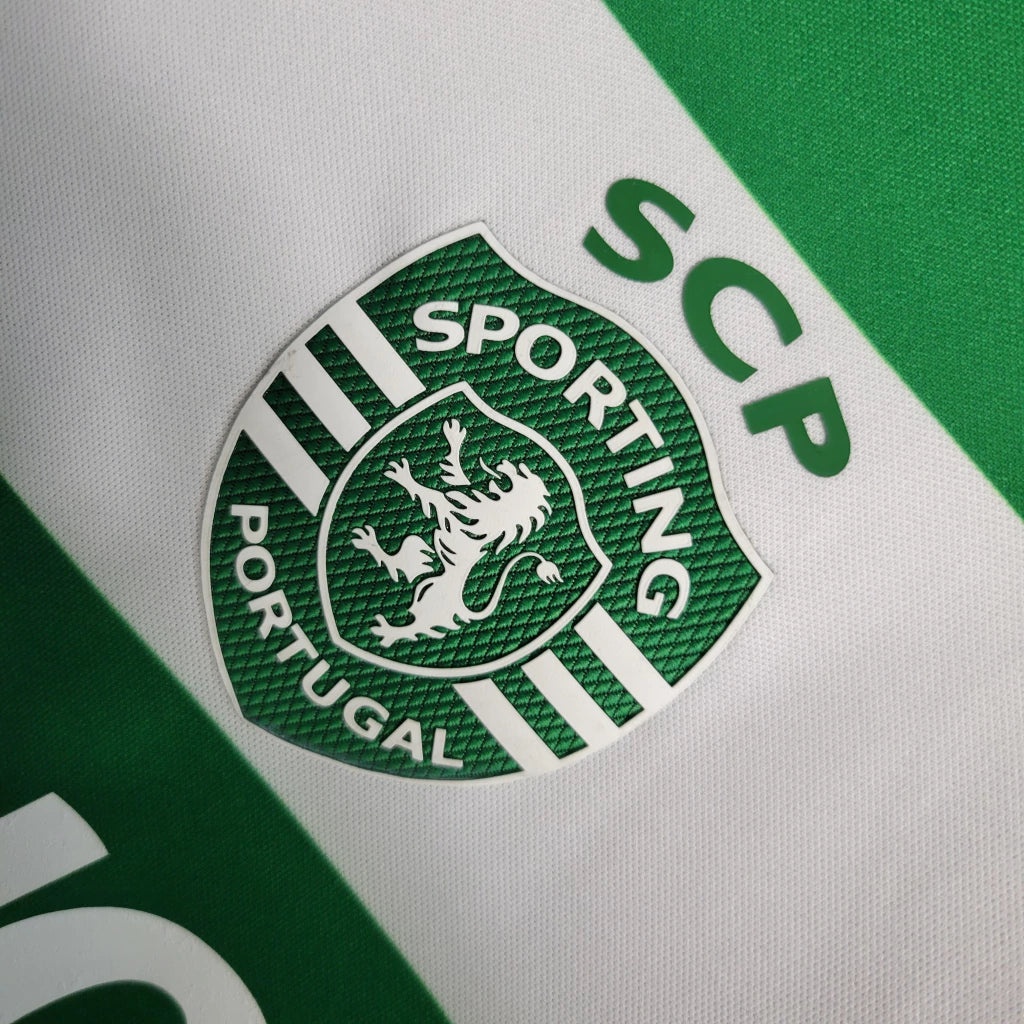 Camisola Sporting I 2023/24 - Verde/Branca