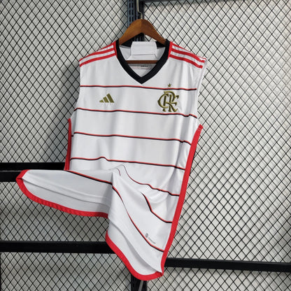 Camisola Flamengo II 2023  - Branca - Sem Mangas