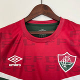 Camisola Fluminense 2023 Treino - Vermelho/Verde - Sem Mangas